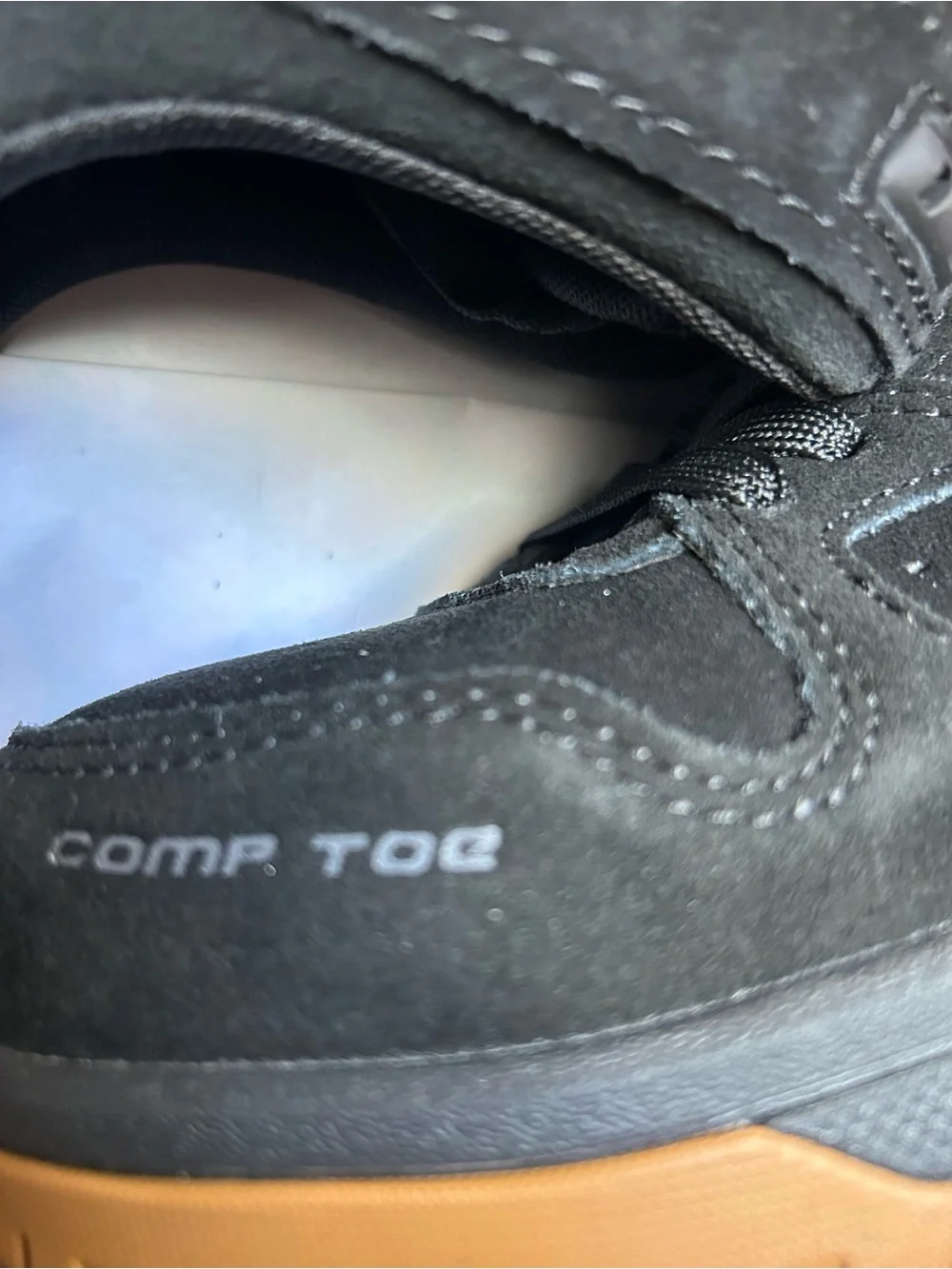 Airwalk Work Mongo Comp Toe EH SR Men's Black Work Shoes with Gum Sole / 11 EE